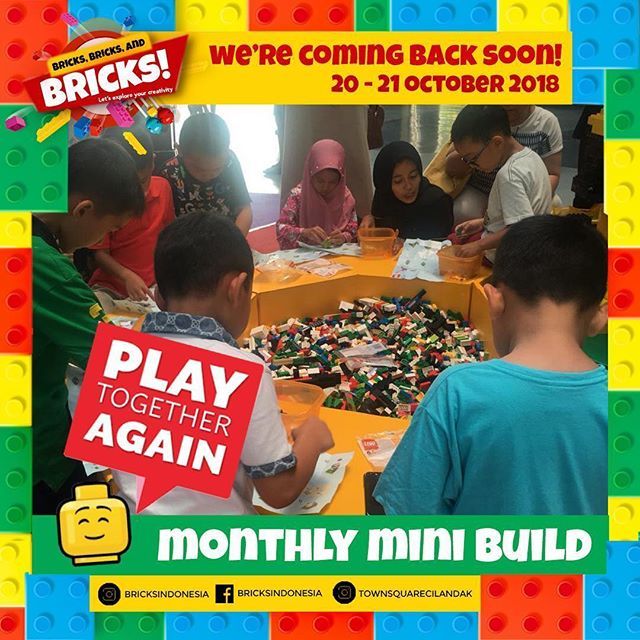 Townsquare Cilandak (@citosjakarta) on Twitter photo Get a free LEGO by joining Monthly Mini Build (MMB) at #BricksBricksandBricks <a href="/bricksindonesia/">bricksindonesia</a> event. Do you want it? Come down to @townsquarecilandak
.
📍Townsquare Cilandak
🗓 20-21 October 2018 ift.tt/2NF7NAe Get a free LEGO by joining Monthly Mini Build (MMB) at #BricksBricksandBricks <a href="/bricksindonesia/">bricksindonesia</a> event. Do you want it? Come down to @townsquarecilandak
.
📍Townsquare Cilandak
🗓 20-21 October 2018 ift.tt/2NF7NAe