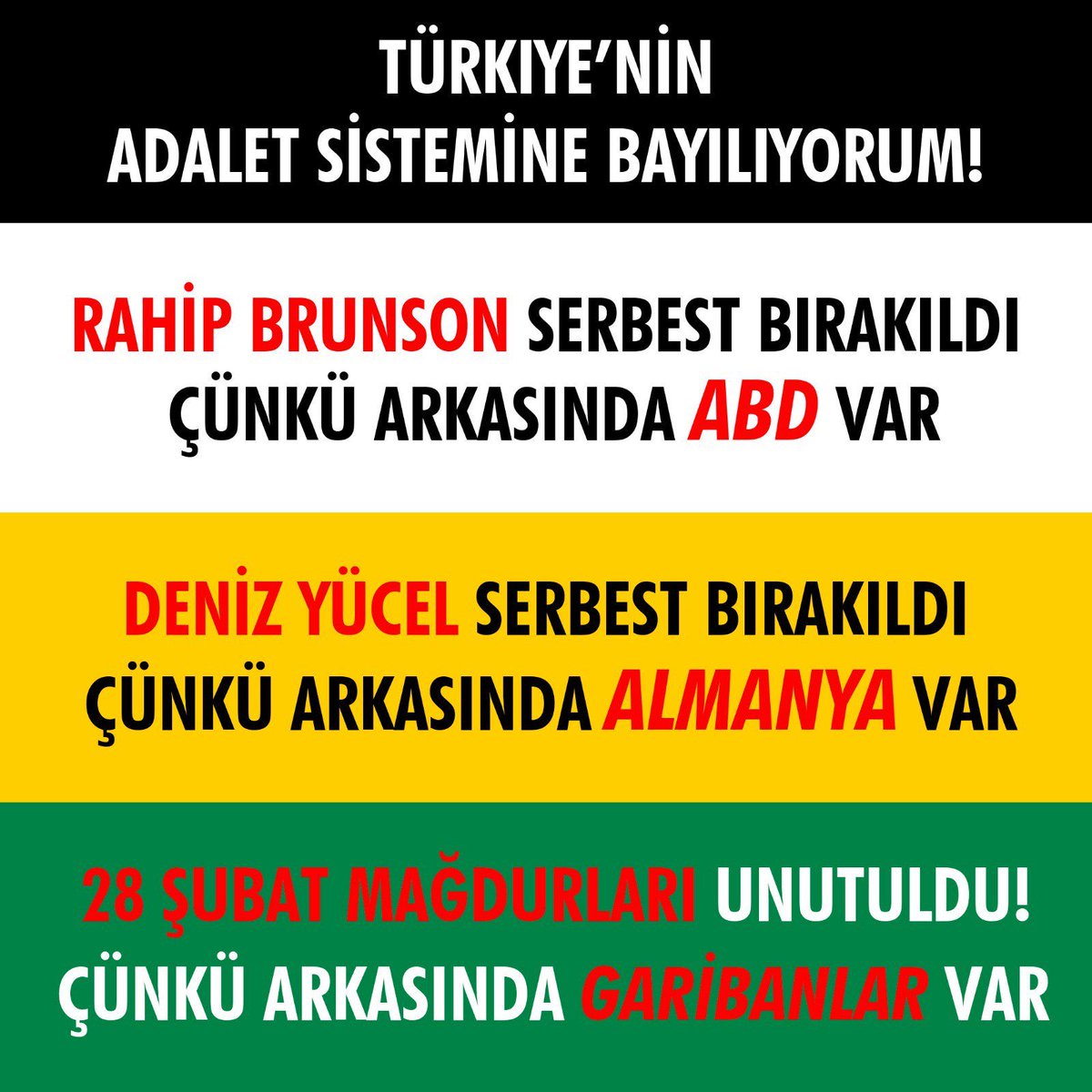 #adalet #28şubatmağdurlarınaözgürlük