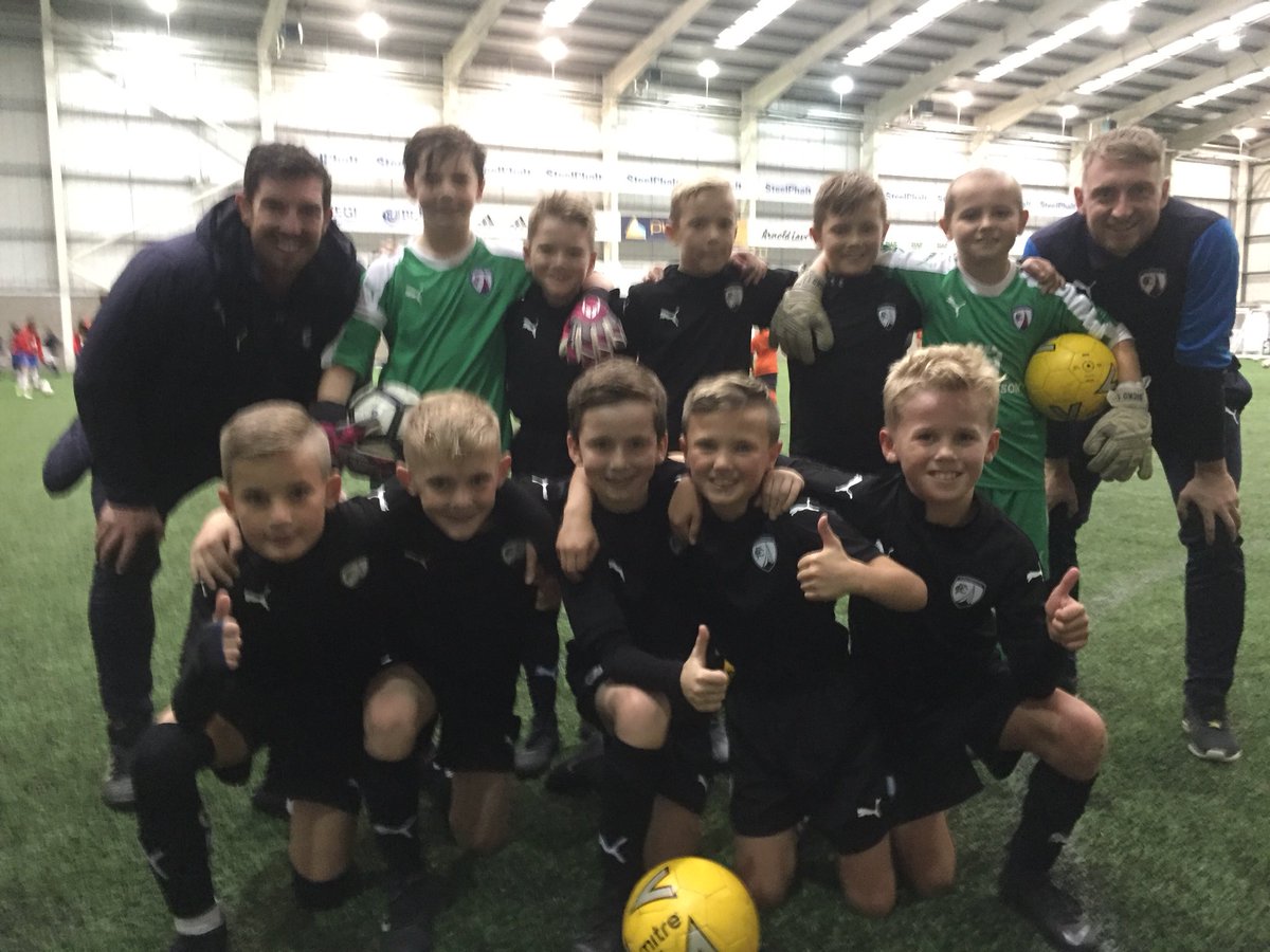 CluxtonNeil's tweet image. U/10 tournament at Sheff Utd today 2-2 draw with the Poles games v Man City &amp;amp; Derby County to come