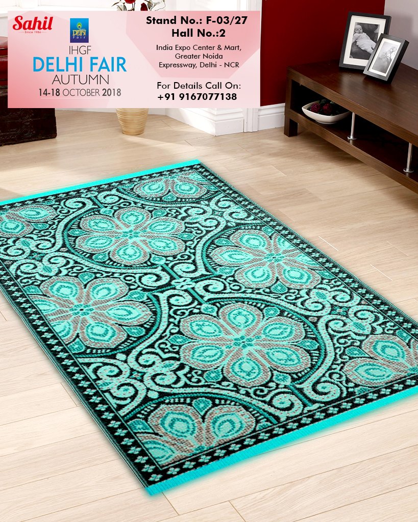 Plastic Recycled Rugs and Mats, Recycled Polypropylene Rug - Sahil Plastic