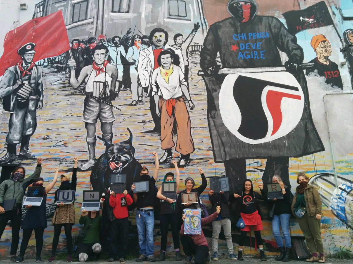 EclecticTech's tweet image. Greetings in solidarity with #unteilbar from #ETC2018 at XM24 . We will not be divided!