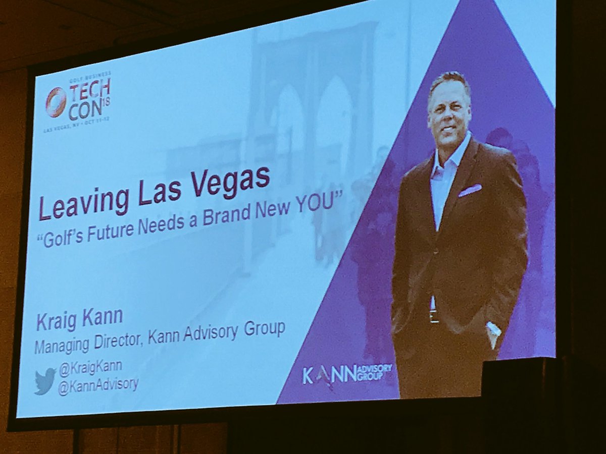 kraigkann's tweet image. Good morning to everyone who attended Business of Golf  #TechCon18 in Las Vegas.  Thanks from the bottom of my heart for the opportunity - so glad it worked into my schedule and so many takeaways for me. Amazing group! Hope to see u in #SanDiego 
#elevateGolfBiz