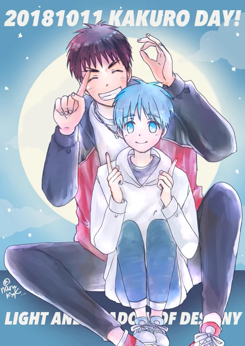今日はバニシェお疲れ様でした。委託で参加させていただいてました。当初迷った委託でしたが委託してよかったって思います。お品書いいねしてくださった方いて本当に嬉しかった。WEB新刊出せなかったお詫びに、遅ればせながら火黒の日イラスト描いたのであげます。火黑に幸あれ〜!#火黒の日2018 