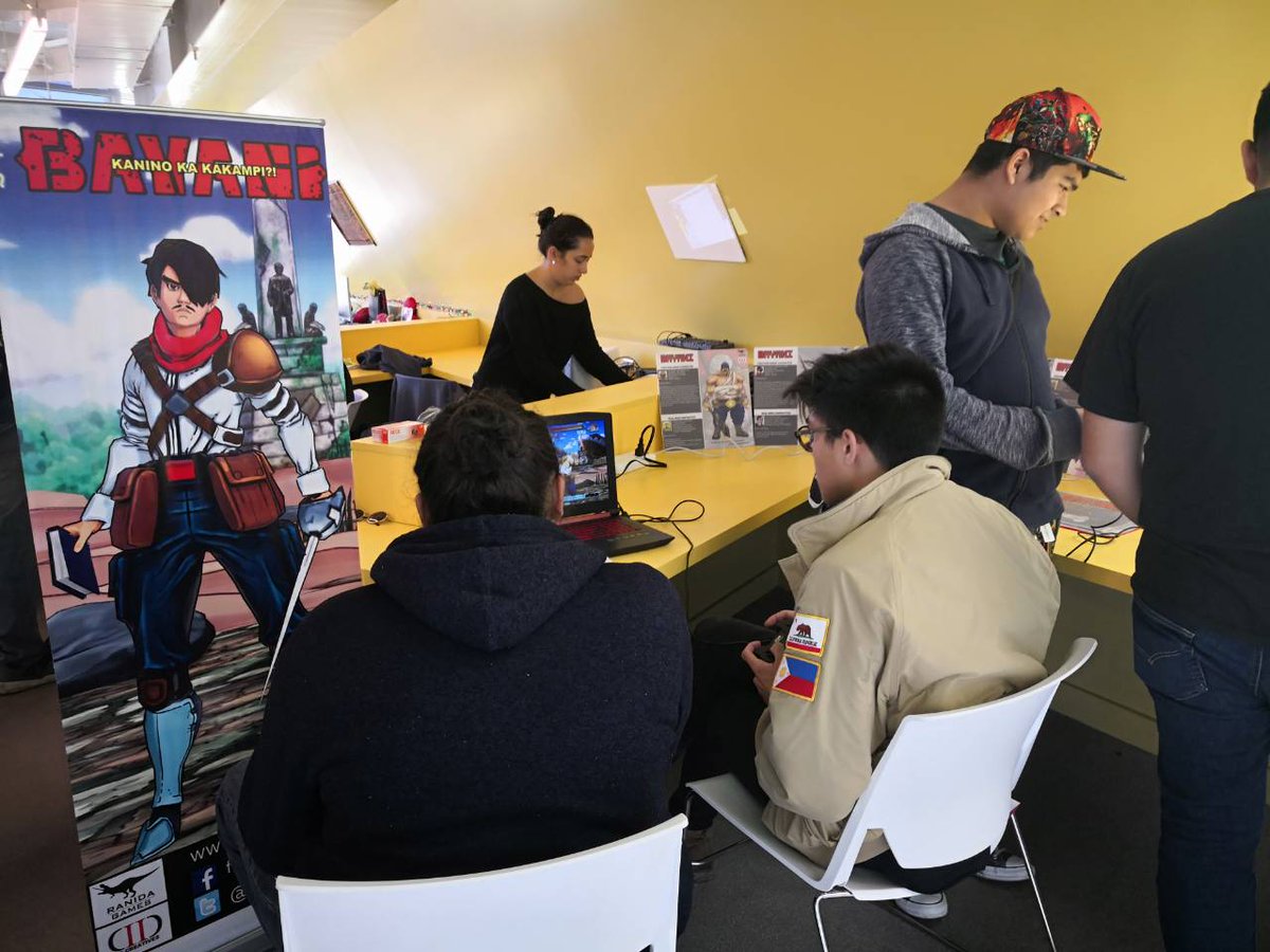 bayaniph's tweet image. [IndieCade 2018, Santa, Monica, CA - Day 1] Thank you to all participants who dropped by our booth and playtest Bayani: Fighting Game. Likewise, to our fellow Filipino-Americans who stopped by our booth and wished us success. Cheers! #IndieCade2018 #October12-13