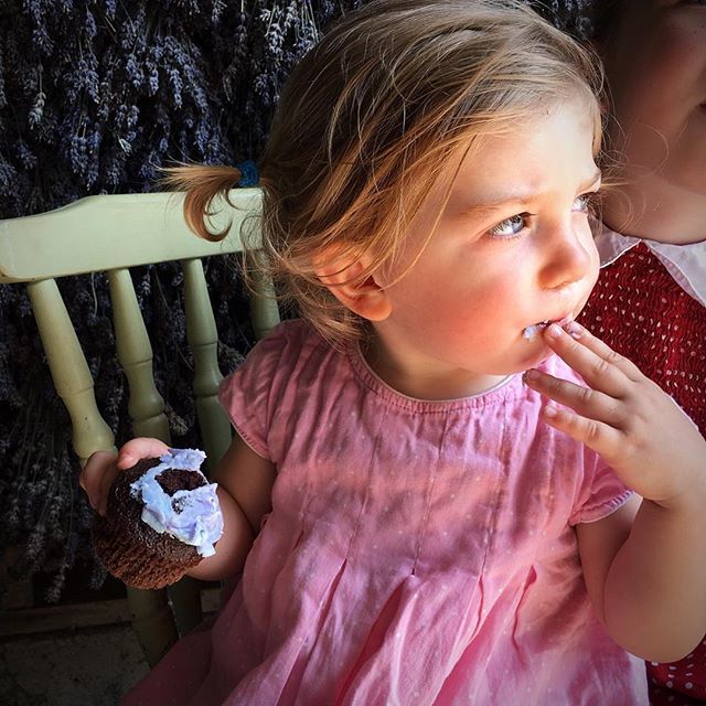 Just taking a moment with this picture of Lily enjoying a lavender cupcake at @shamrockfarm this past summer, back on Vancouver Island. #goodmedicine .
.
.
#smiling #theslowdowncollective #comoxvalleyartist #livebeautifully #chasinglight #holdthemoment #… ift.tt/2ROOIPt