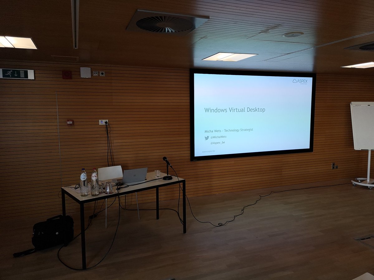 MichaWets's tweet image. Ready for my session here at #CloudBrew about #MsWVD or #RDmiEvolved.
