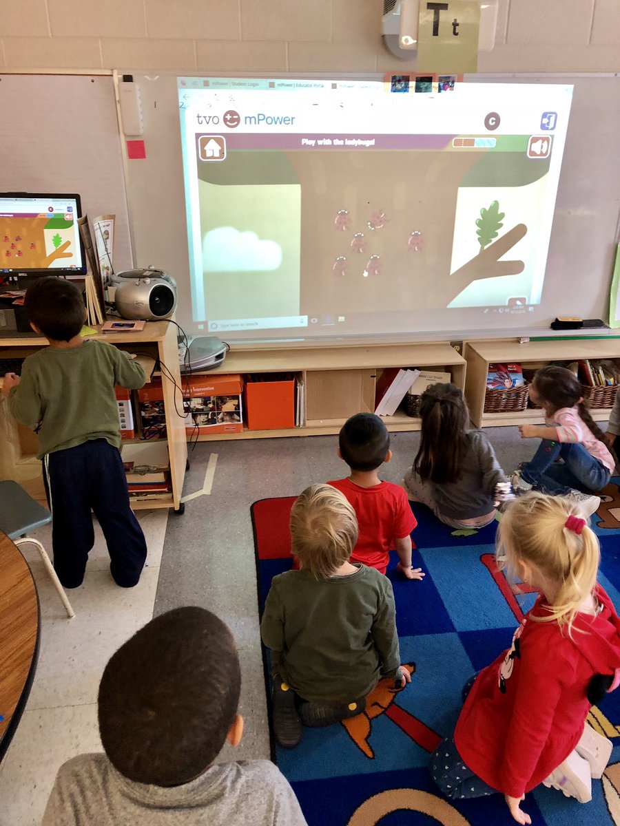 rvrcoelho's tweet image. Introducing kindergarten Ss to TVO mPower: an engaging interactive math platform @HilaryDPCDSB #kinderfun #dp_math #MPower #dpcdsb