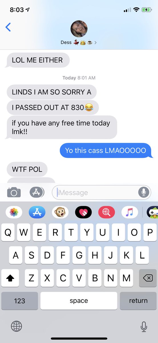 casstrologer's tweet photo. So @destinimowrer_ didn’t make it out last night and she texted me thinkin i was @lindss_hk LMAOOOO r u ok?????? https://t.co/e08TpkUjI1