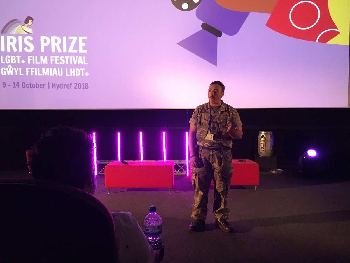 PrideCymru's tweet photo. Final empowerment talk from @ArmyLGBT on representation in the forces and the importance of being your ‘true’ self to become the best leader you can be. #PCYF18 https://t.co/yt5sU5N2DV