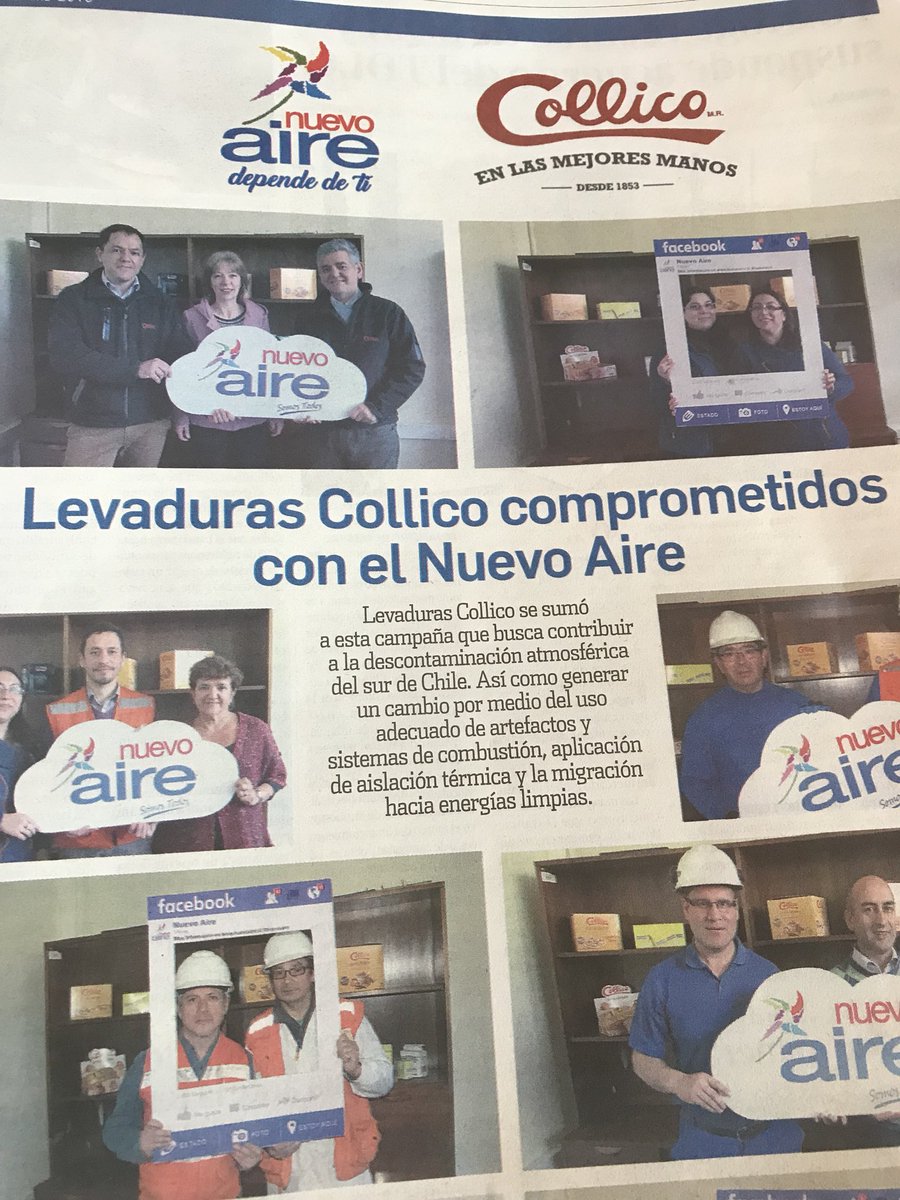 Sigo leyendo el <a href="/austral_losrios/">Diario Austral</a> y siguen las buenas noticias sustentables de regiones y los cambios de las empresas locales como harinas Collico. Felicitaciones a <a href="/soyvaldiviacl/">soyvaldivia.cl</a>. En Santiago debiéramos conocer más estos ejemplos.