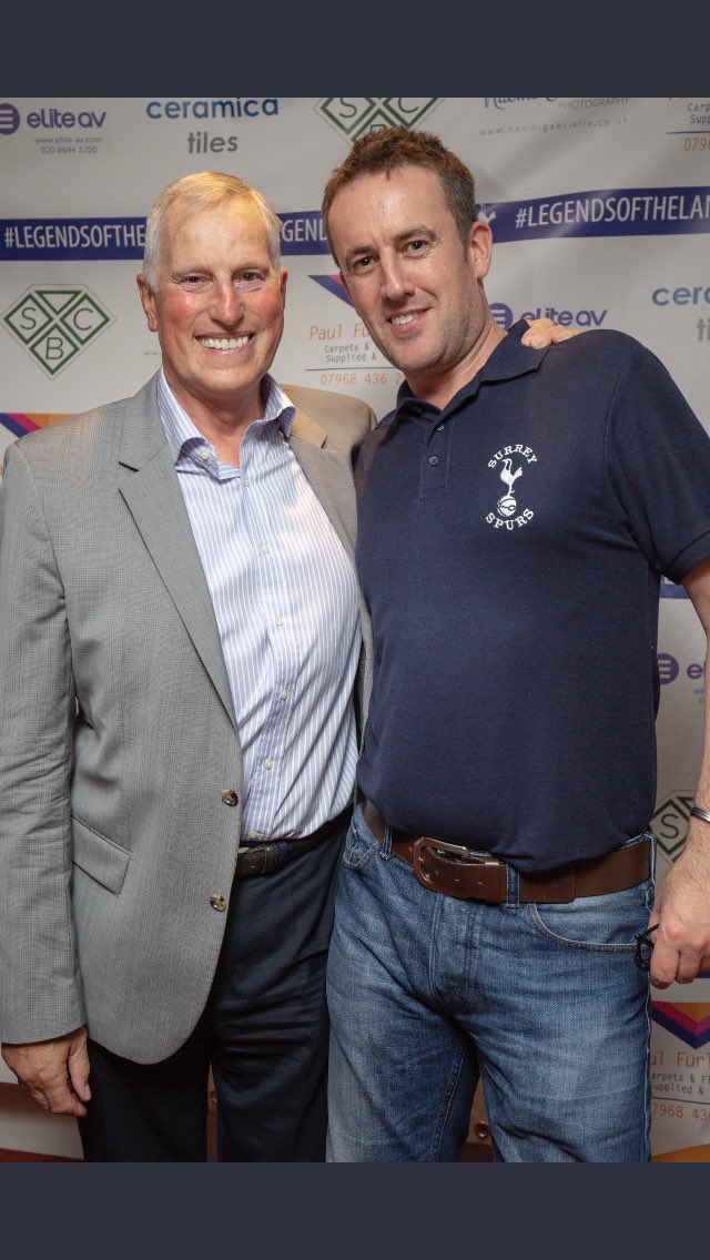 The number 1 no.1 in my time of watching Spurs @RayClem1 - It was an honour to finally meet you. Thanks to @naomi_gabrielle for the photo! #LegendsOfTheLane