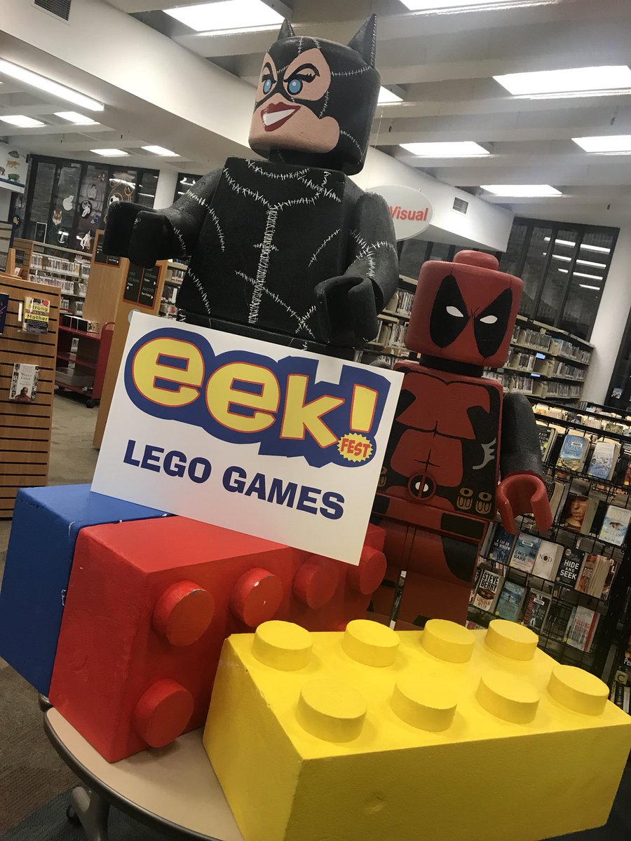 EekFest's tweet photo. Lego games in the library at #stalbert place https://t.co/GxTA7hjbu8