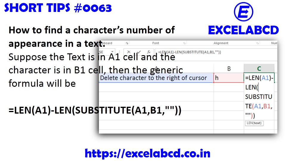 excelabcd's tweet image. #excel #exceltips #excelfunction