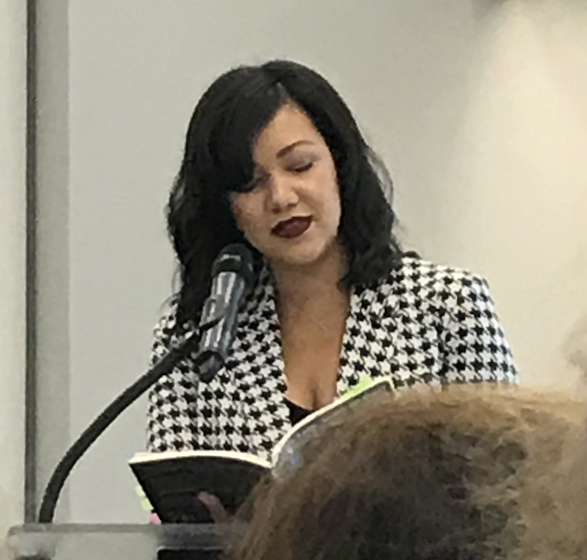 GabiMGarcia's tweet photo. “Mixed bitch is allowed to love herself”...@TianaClarkPoet is everything I didn’t even know I needed today...thank you ❤️ @SoFestofBooks #sfb30 https://t.co/k57rISa7aO