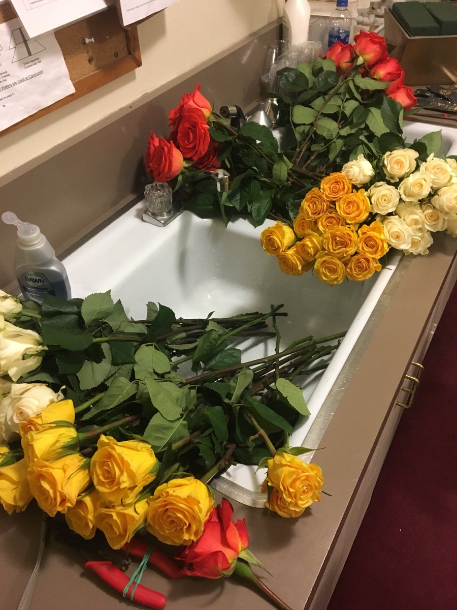 ShainaParham's tweet photo. This was my morning 💐🌹 #flowerguild https://t.co/M3P4A9OGmR