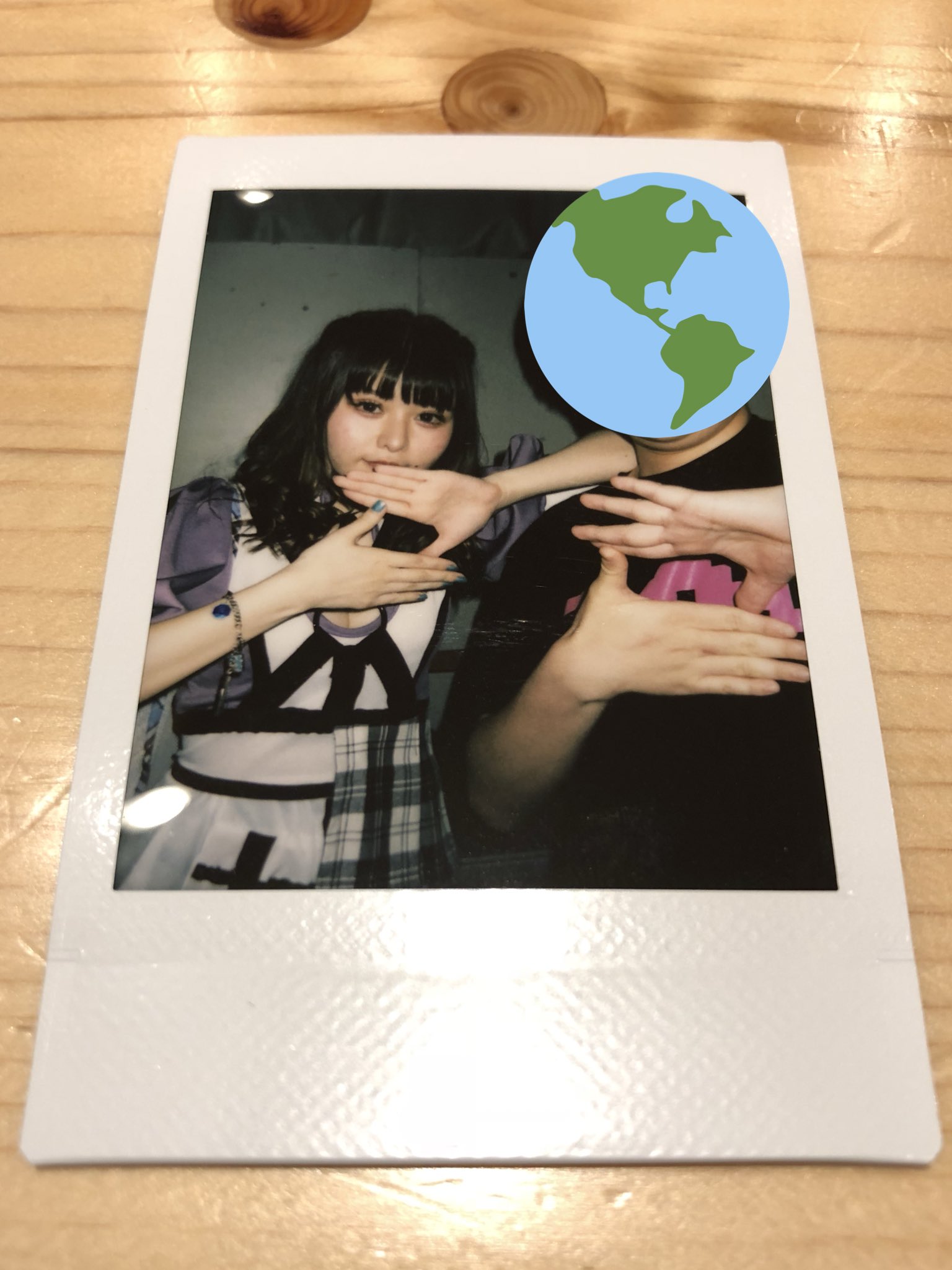 戦慄かなの ロングヘアチェキ