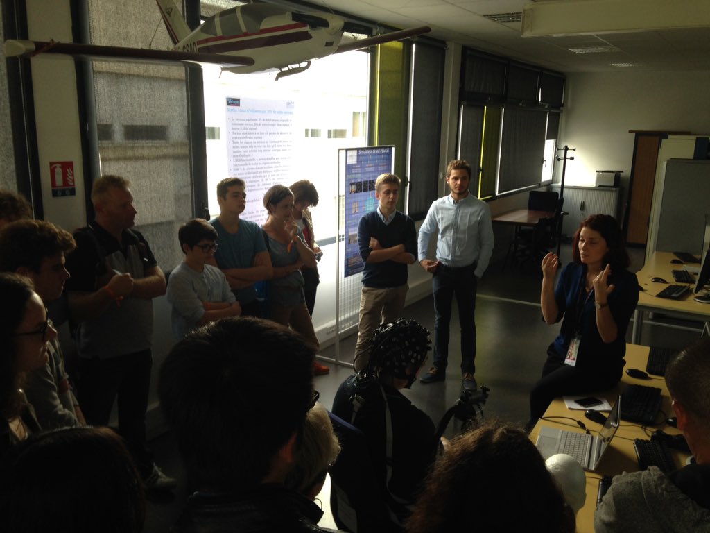 #IsaeSupaeroJPO PEGASE flight simulator and #HumanFactors &amp; #Neuroergonomics research