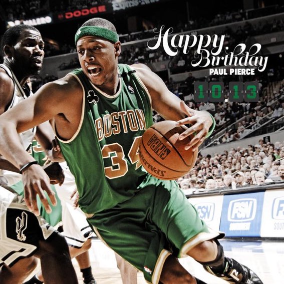 Happy Birthday Paul Pierce! 