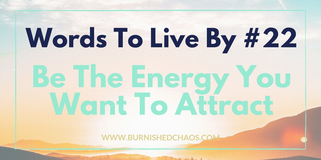 Ever noticed when you're having a bad day, everything goes wrong? It could be the energy you're giving out ... bit.ly/2tLNBnj