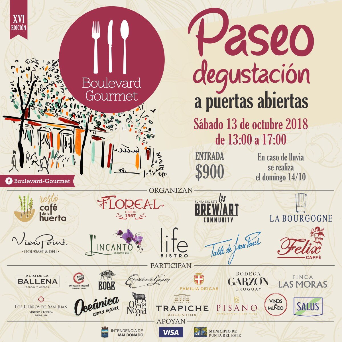 DDProbar's tweet photo. Llegamos a Punta 👉🏻 vamos a estar probando las delicias en Boulevard Gourmet!!! ✨  @La_Bourgogne @VinosdelMundoUy @BodegaGarzon @ViewPointPDE  @MaldonadoUY @SalusUruguay ✨ #cookemotions #dignodeprobar https://t.co/xjfxbkcd0z