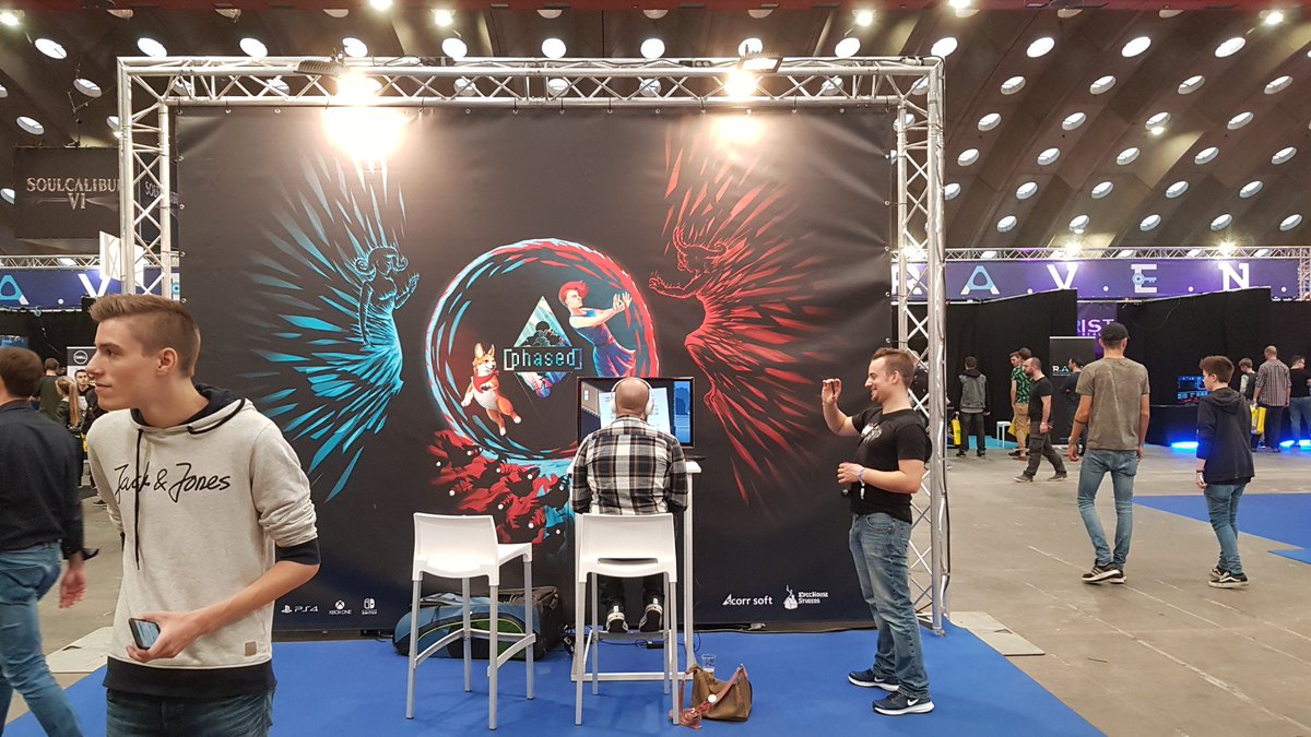 PhasedGame's tweet photo. #GameForce2018 #gameforce https://t.co/F76csKpySU