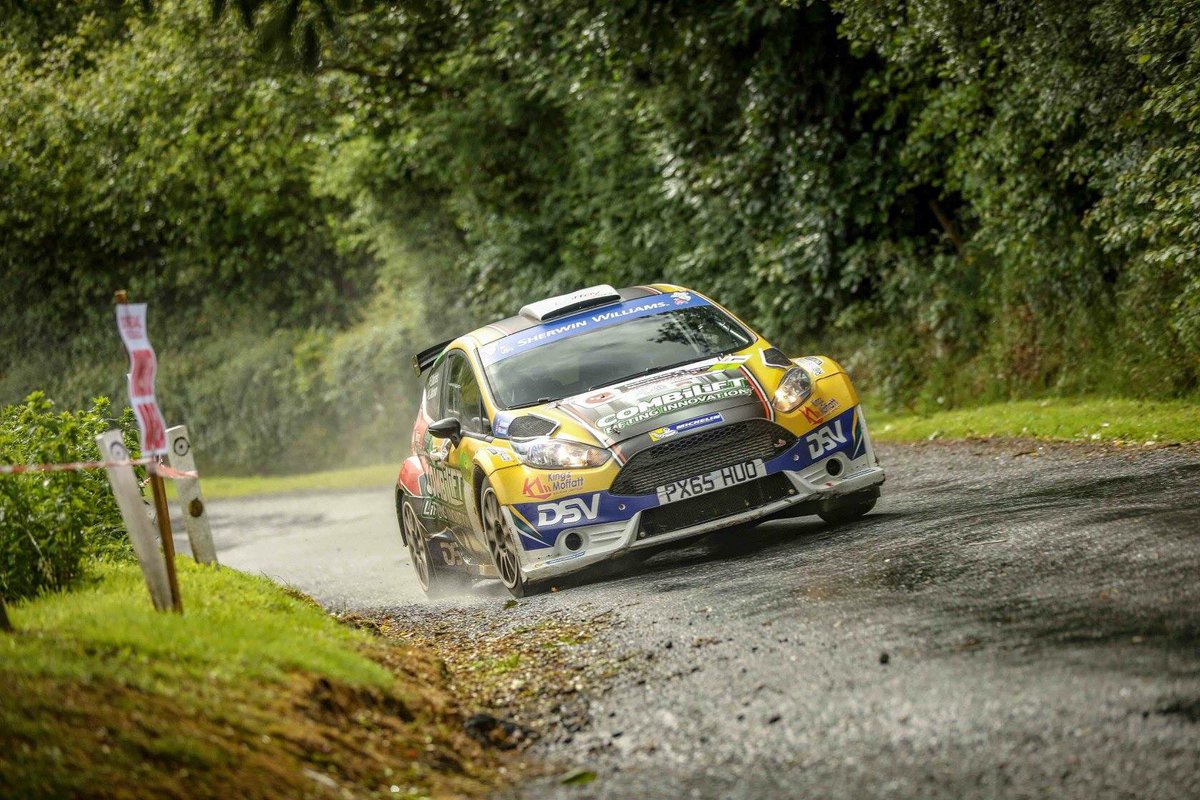 After 6 stages of the Donegal Harvest Rally, Sam leads the way, 17.7 seconds ahead of Josh.

1) Sam Moffett
2) Josh Moffett +17.7
3) Joe McGonigle +1:04.3
4) Donagh Kelly +1:08.0