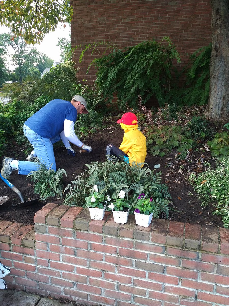 It's <a href="/daytoserve/">Day to Serve</a> and our community is outside trying to care for creation in our corner of Maryland!  <a href="/IPLdmv/">IPL (DC.MD.NoVA)</a> <a href="/MarylandGOSV/">Maryland GOSV</a> <a href="/WashArchdiocese/">Catholic Archdiocese of Washington, DC</a>
