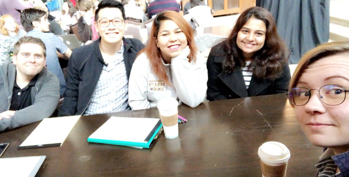 URDebate's tweet photo. Day two of Hart House 2018: Nikki and Bard swing partner are on 5 points and Himi and Bryan are on 2 points going into round 3! Goooo Yellowjackets! https://t.co/FED2W1HZ1C