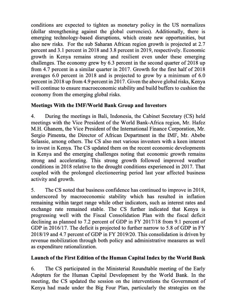 Henry K. Rotich, EGH tweet media