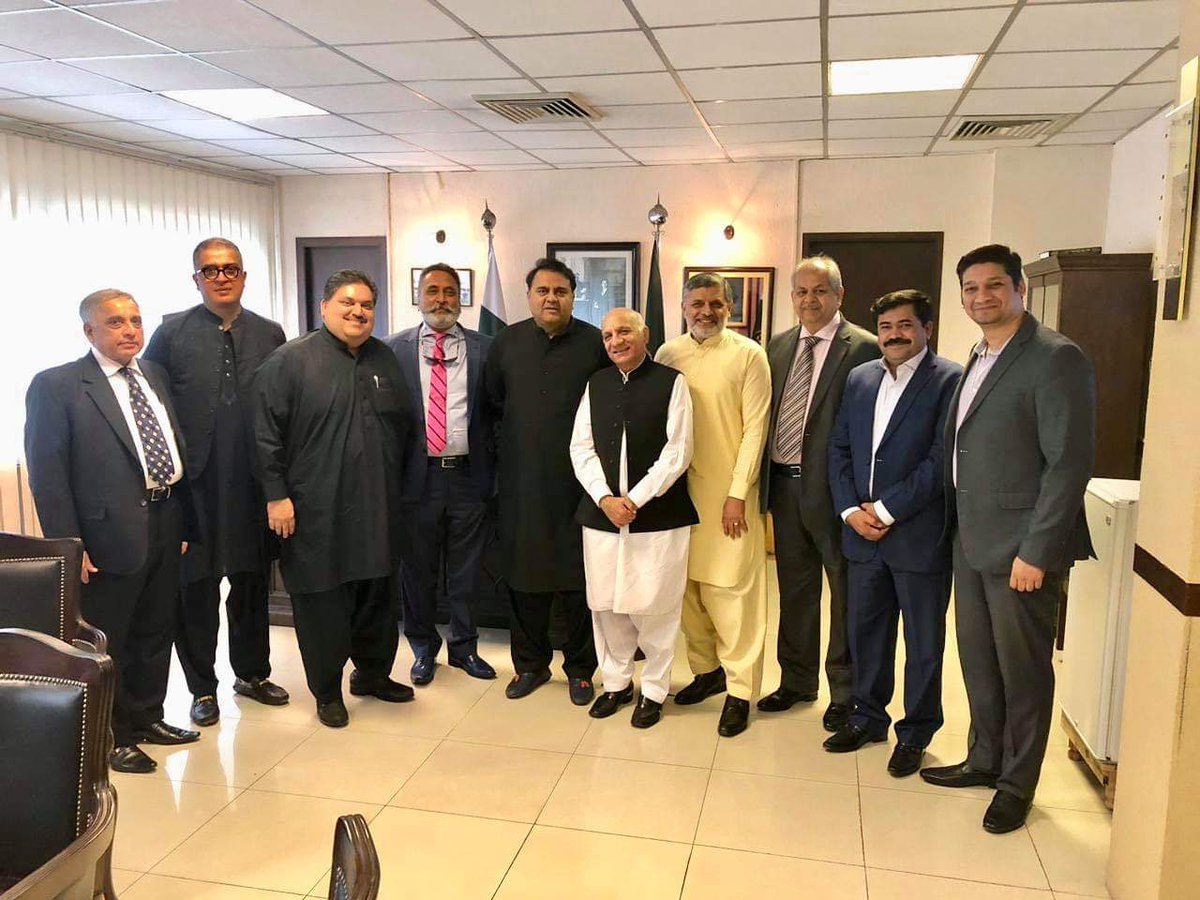 wearemcom's tweet photo. Pakistan Advertising Association delegates met with Minister Information &amp; Broadcasting at PTV Islamabad. https://t.co/HwmSqK41zp