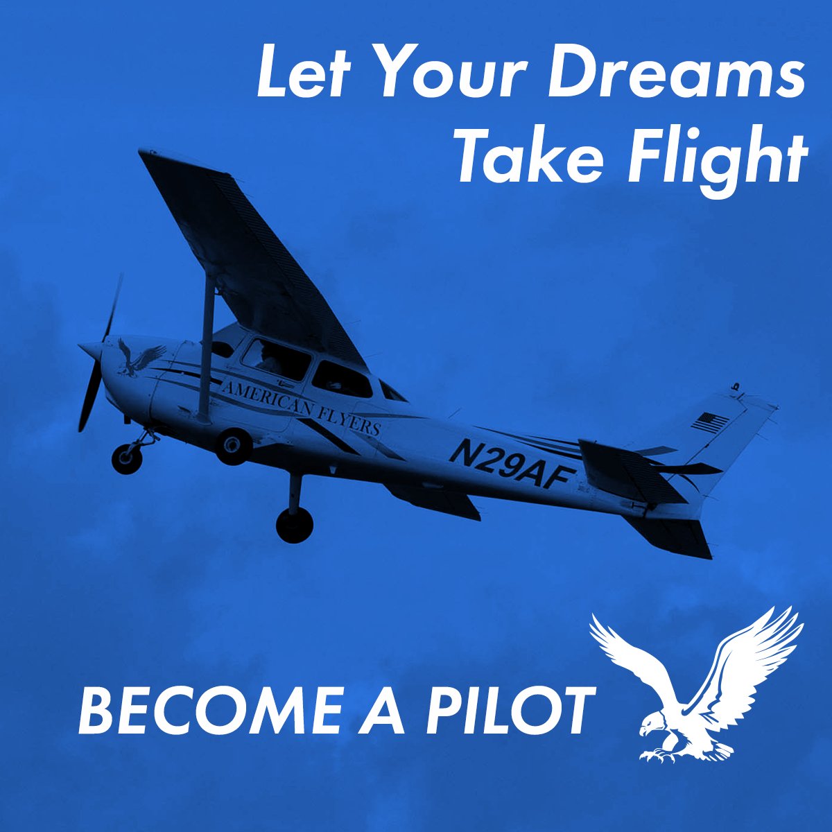 Americanflyers1's tweet photo. The time is now - Become a Pilot #AmericanFlyers #WhyWait #AnyoneCanFly #PilotLife #LearnToFly
URL: https://t.co/0b8O3EX7J4 https://t.co/1U46QvBTOD