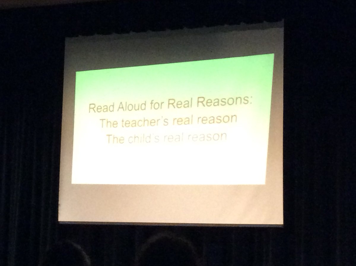 blmoss16's tweet photo. Thoroughly enjoying @ProfDavidBooth message and humour #TVLitCon18 .  Find reasons for reading aloud - yours and the students.  ...the power of different text forms. https://t.co/qCa5FD0HBw