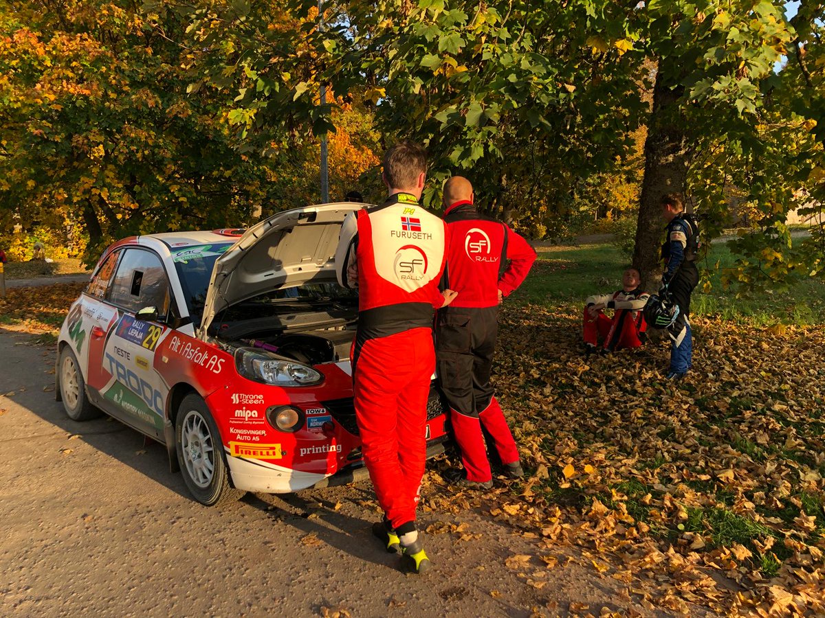 Never the kind of pic we want to share ._.
Game over for <a href="/SindreFuruseth/">Sindre Furuseth</a> 
#FIAERC #RallyLiepaja #JuniorU27