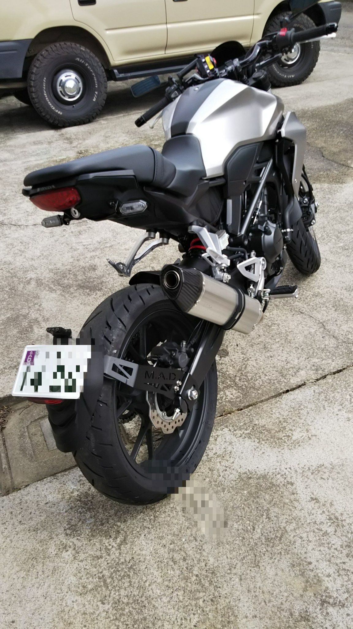 トリベ フェンダーレス マッドガードでこんな感じになりました Cb250r フェンダーレス バイク乗りと繋がりたい T Co Zceb4n6ay6 Twitter