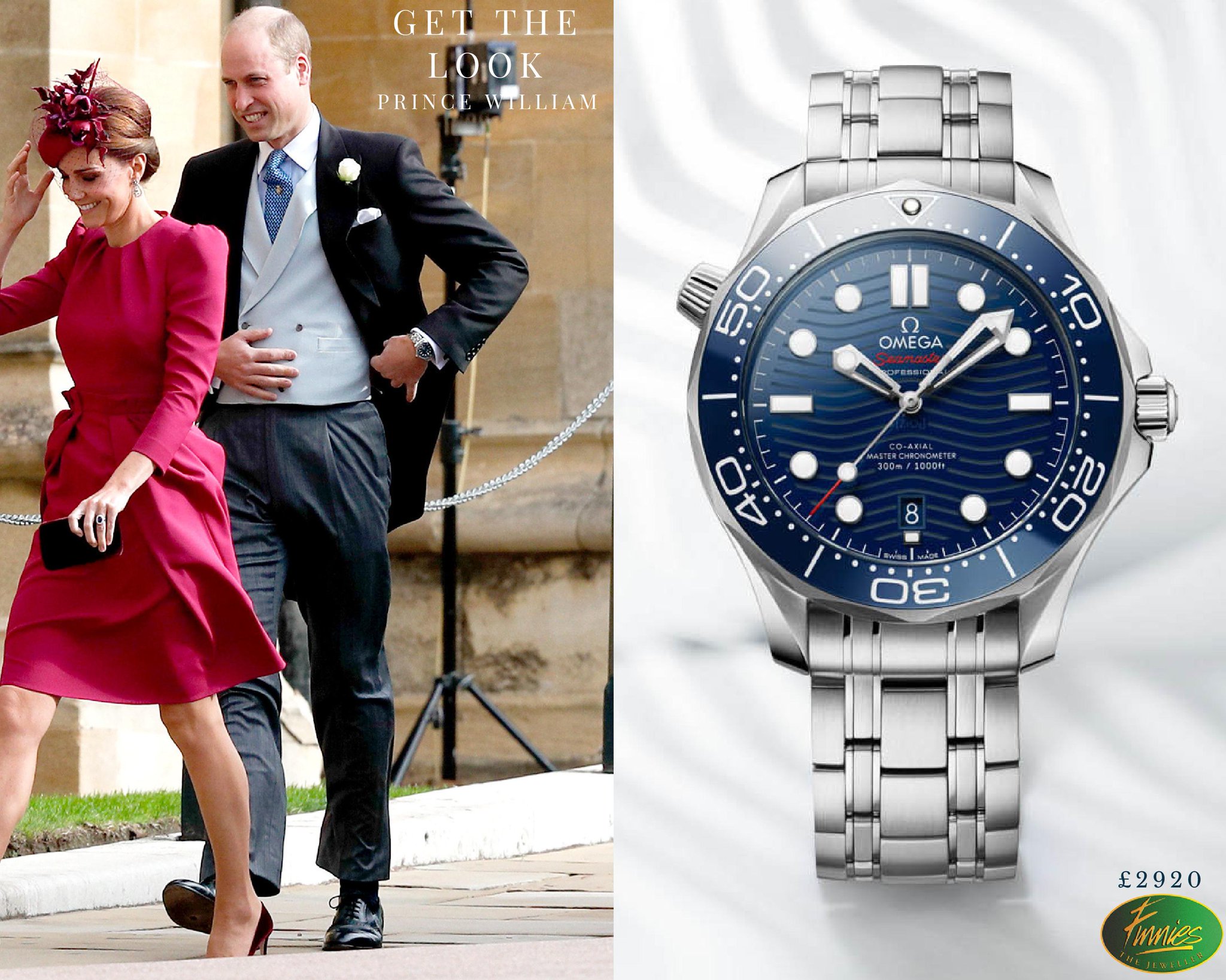 Prince william omega clearance watch