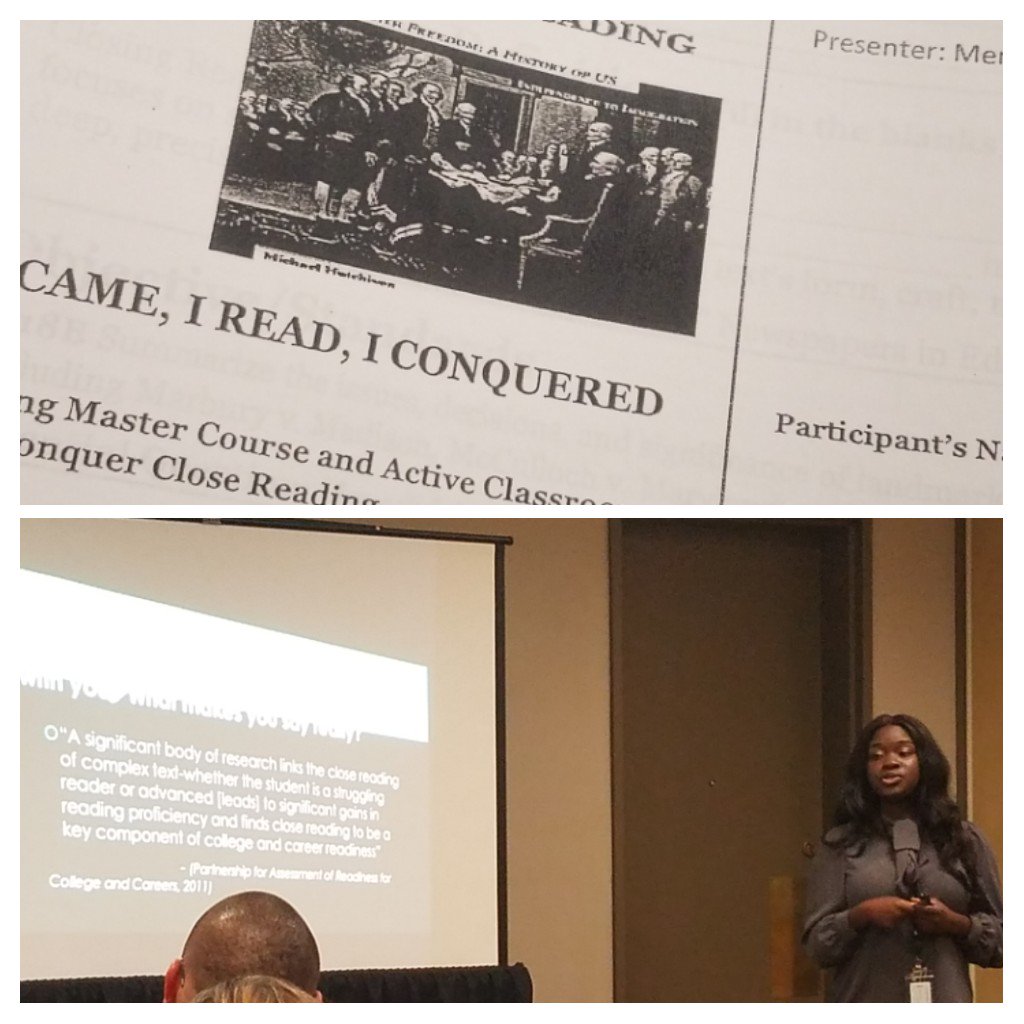 MsEmilyEElliott's tweet image. Great close reading strategies Felicia Mensah #TXCSS2018 #katyisdss