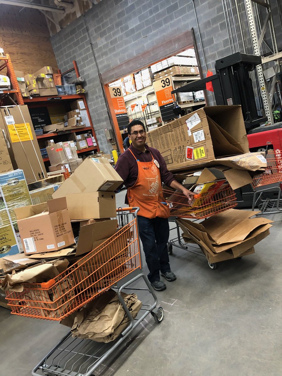 JaimeTotten's tweet photo. #TheCity putting in work this morning showing their pride and commitment to in-stock!! On to the next round!! #cardboardchallenge @kattyniner @BobbittMatthew @MikeDNicholsthd @PaulG34147563 @EricLefler @KoTHD4604 https://t.co/ec4qM24jxy