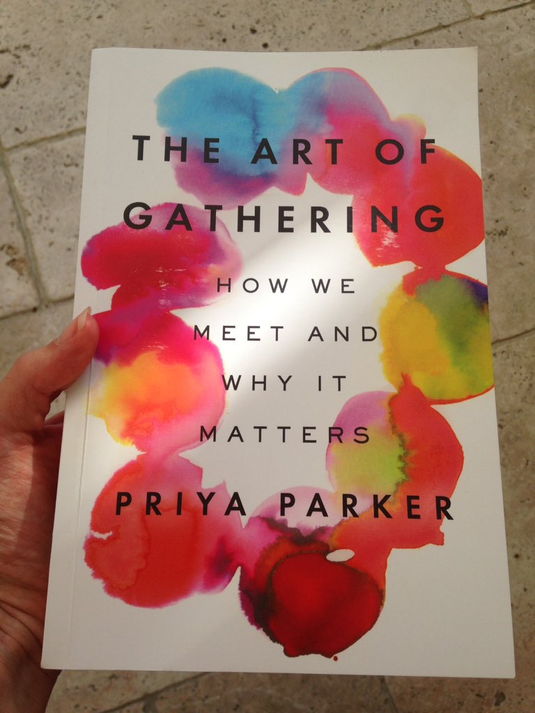 info_design's tweet photo. I am reading "The Art of Gathering" by @priyaparker and my mind can't help but fire ideas for our upcoming  #interaction18 team retreat ✨😊 https://t.co/nPQUPZrRv1