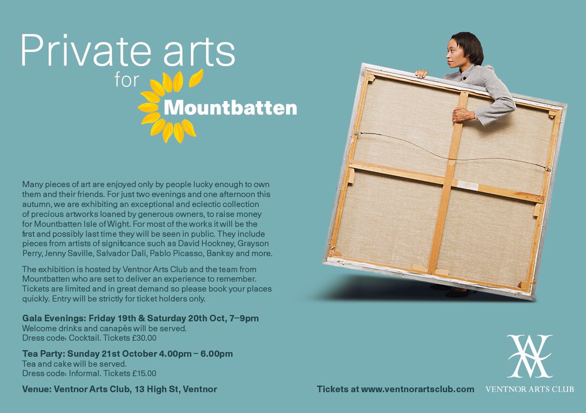 Twitter asks ‘What is happening?’  This is happening next week and it’s a not to be missed, art event, social calendar, end of the season type of thing. Really, you should be there. Book now.