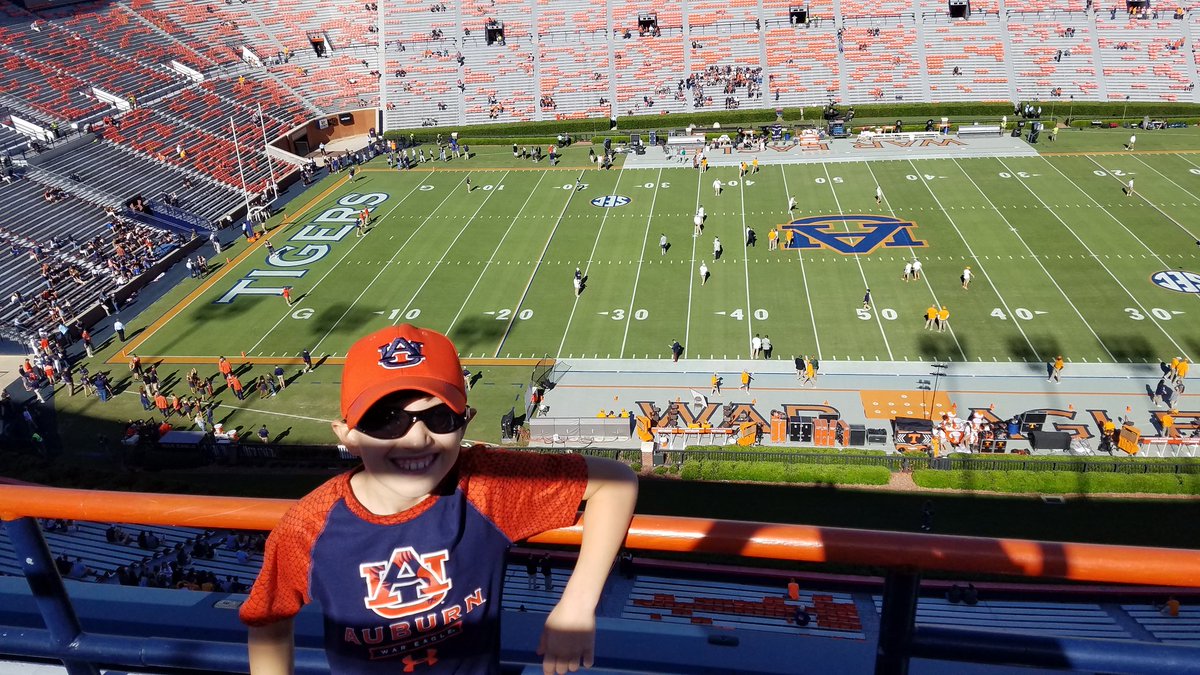 First Auburn game for my son, Graham!  Beat the Vols #WarEagle