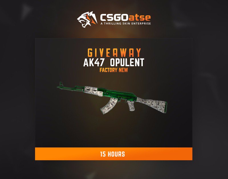 CSGOatsecom's tweet photo. 🔥🔥Daily VGO giveaway, AK47 Opulent (FN)🔥🔥

✅Like
✅Follow
✅Retweet

Good luck!

https://t.co/3XIRyYjD4p https://t.co/0u1Ii1fjjS