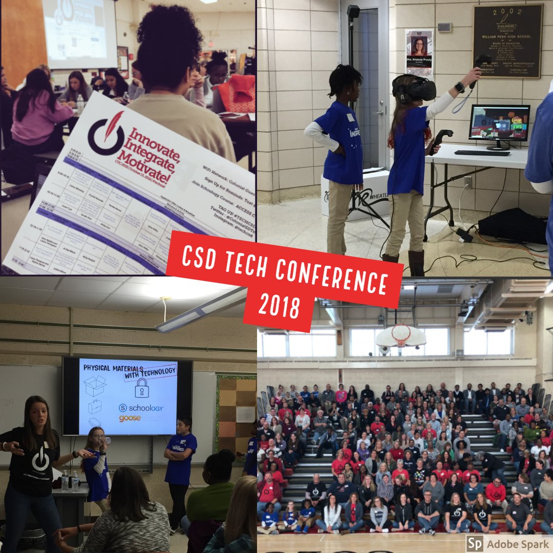 megsmithNPSD's tweet image. What a fabulous day of learning  @ColonialSDTech conference with @love2runnteach and @misskibblehouse
#CSDtech #edtech #hyperdocshype #VR #breakoutEDU  #gamification