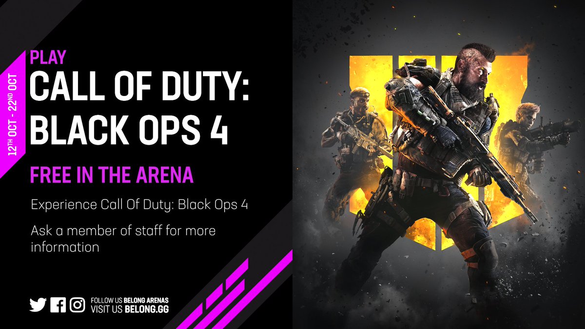 How we doing #Leviathans 

We have some space available today

Drop us a message or head over to belong.gg to book

Remember we have #BlackOps4 available 2 play 4 FREE

#BO4Belong #BecomeAMonster #LakesideLeviathans