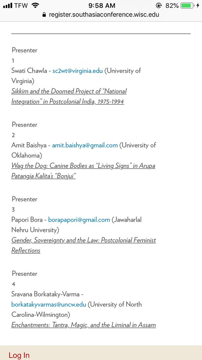 ChawlaSwati's tweet photo. Join us for a multi-disciplinary panel on “Sovereignty and Liminality in Northeast India” from 1:45-3:30 PM today @ACSAMadison. 
I’m presenting my recent work on the decades leading up to and after the merger of Sikkim with the Indian Union in 1975. 
#acsamadison2018 https://t.co/aWq9jdVDQL