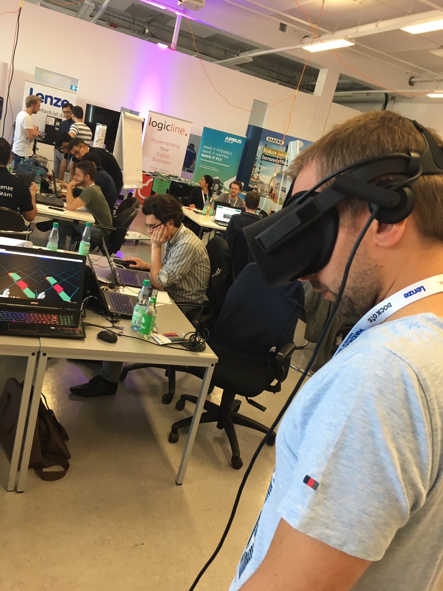 ErdemGalipoglu's tweet photo. Geordi Laforge beim Hackathon Bremen #HackHB18 https://t.co/kWWD1gSQrw