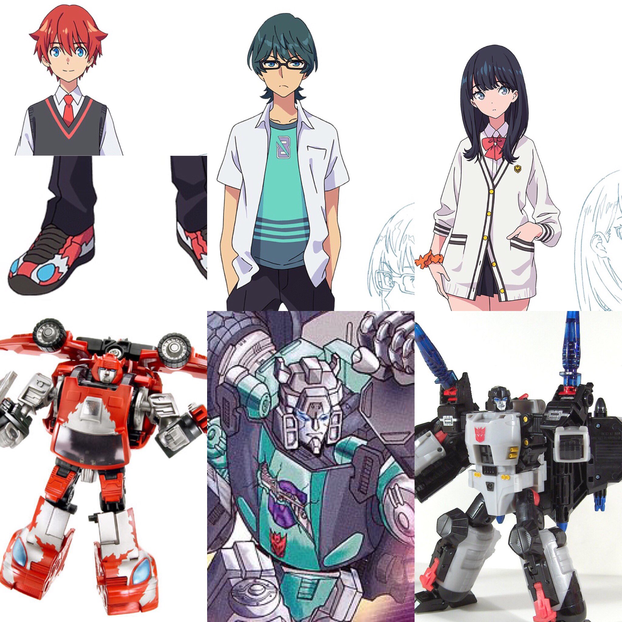 Ssss Gridman グリッドマン トランスフォーマー 響裕太 クリフ 内海将 Sgサイドスワイプ 宝多六花 Sgメガ様 新条アカネ Sgオプティマス なみこ Sgスタスク はっす Sg音波 Amp ジャガー 六花ママ G1メガ様 謎の少年 Sgロディマス アレクシス