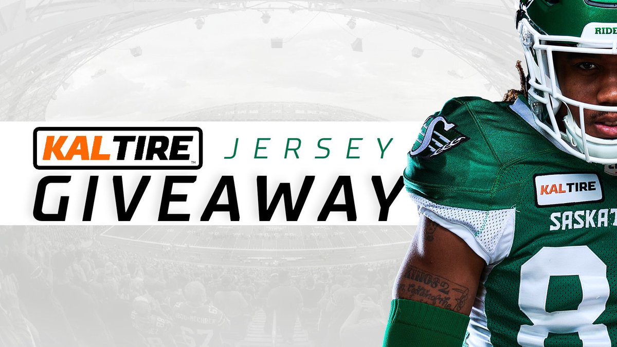 sskroughriders's tweet image. We’re in the home-stretch, #RiderNation!🍉

Show your #RiderPride this weekend with an RT, and you could have a brand new #Riders jersey heading to your doorstep, courtesy of @KalTire!