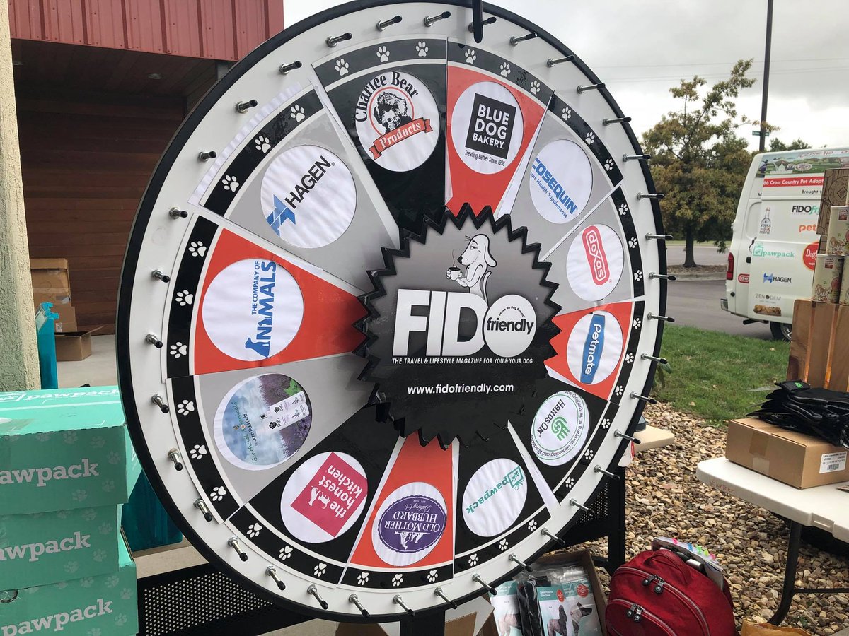 Our friends from @FIDOFriendly are here on their #GetYourLicksonRoute66 tour! Free spin on the prize wheel when you adopt or make a donation and spin for fabulous prizes!!