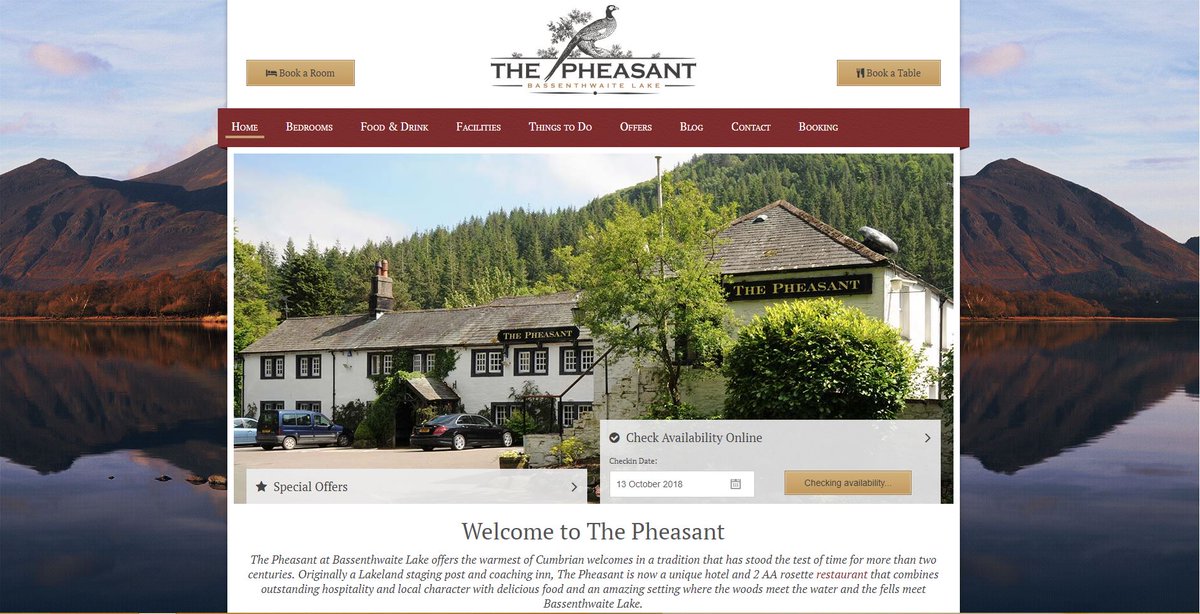 TrendingWWWandW ...............Luxury Travel Guide (@trendingwwwandw) on Twitter photo The Pheasant Inn
<a href="/PheasantBass/">The Pheasant Inn</a>
Charming hotel & restaurant in a 17th century coaching inn offering outstanding hospitality, character & delicious food in a stunning Lake District setting
Bassenthwaite Lake, Cumbria
the-pheasant.co.uk
❤️🏴#England
#Hotels The Pheasant Inn
<a href="/PheasantBass/">The Pheasant Inn</a>
Charming hotel & restaurant in a 17th century coaching inn offering outstanding hospitality, character & delicious food in a stunning Lake District setting
Bassenthwaite Lake, Cumbria
the-pheasant.co.uk
❤️🏴#England
#Hotels