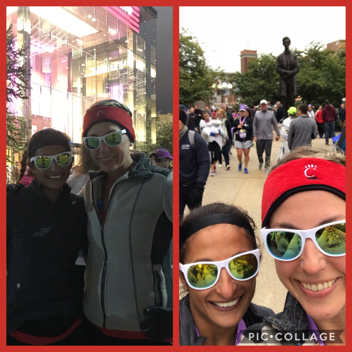 fuel4her_byTM's tweet photo. Before and after the #queenbeehalf2018 #queenbee2018 #fuel4her #TeamMILF #cincinnati #cincinnatimom #cincinnatiohio #cincinnatiparents #cincy #runnermoms #runners #runnersofig #running #raceday https://t.co/R1WNqz7NVP